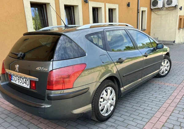 będzin Peugeot 407 cena 11700 przebieg: 179000, rok produkcji 2006 z Będzin